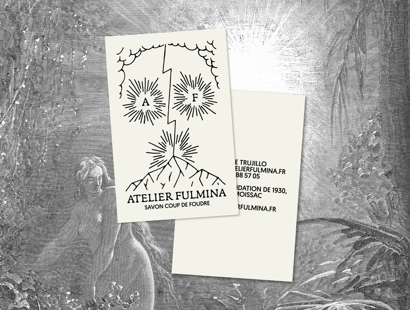 Cartes de visite Atelier Fulmina