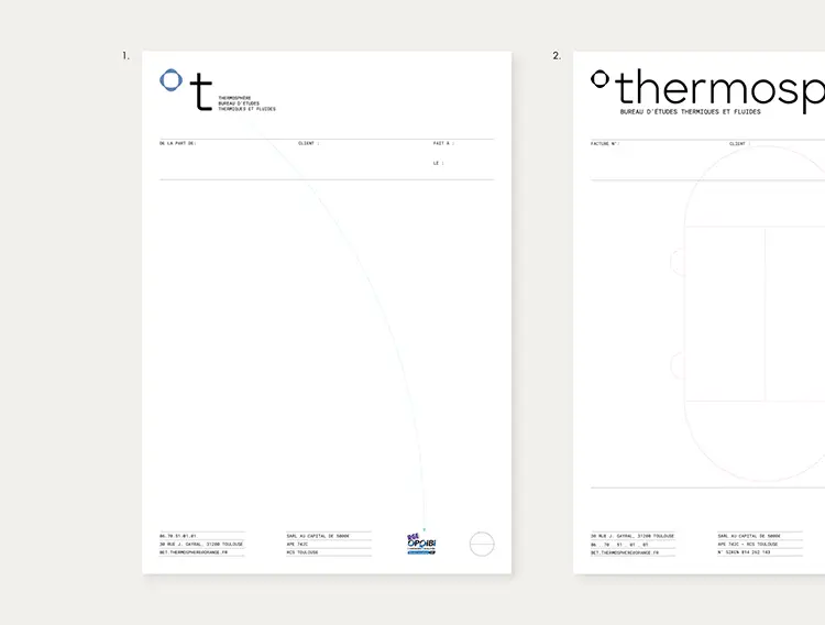 Lettre de thermosphère. Version mobile