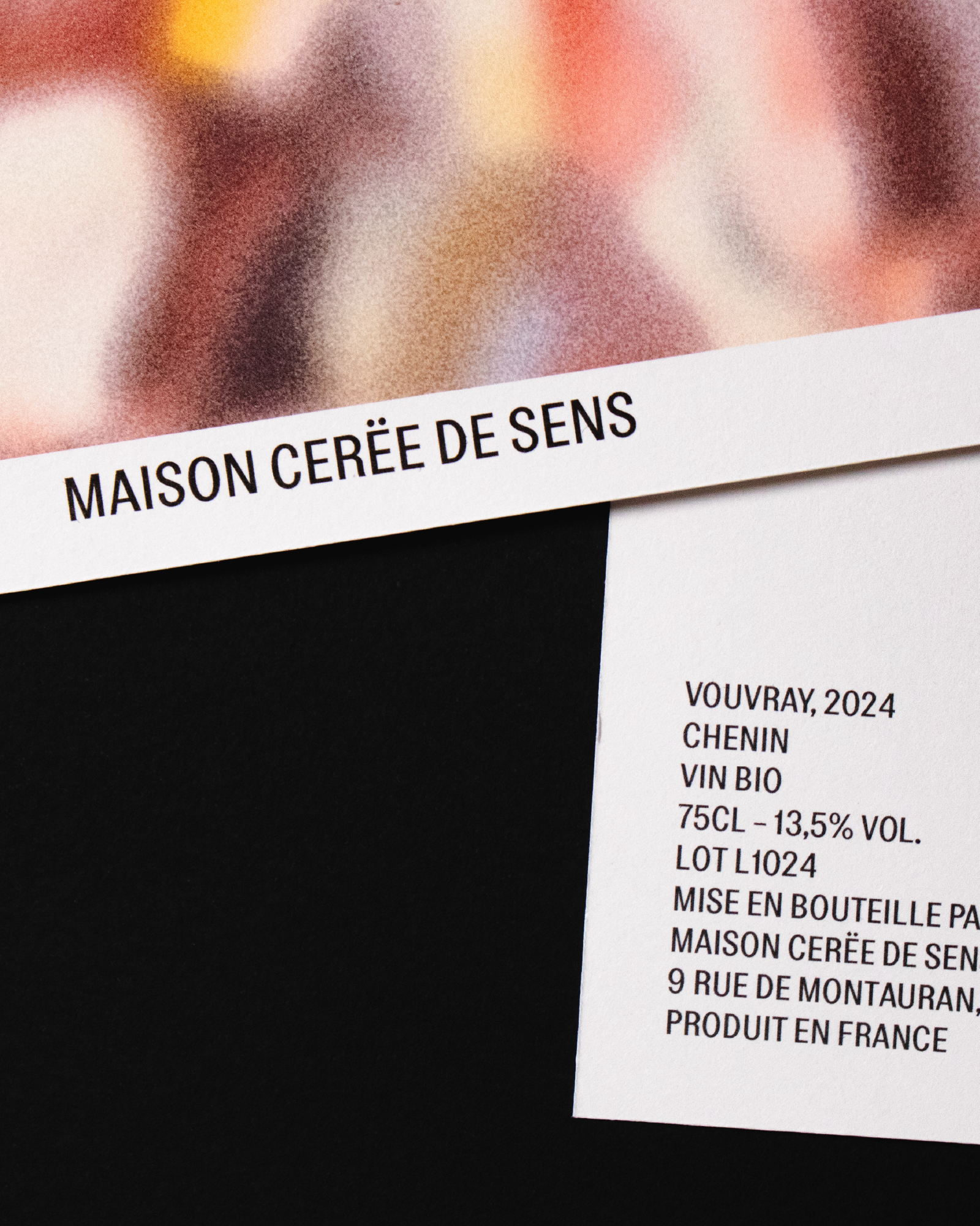 carte postale étiquette bouteille de vin 2