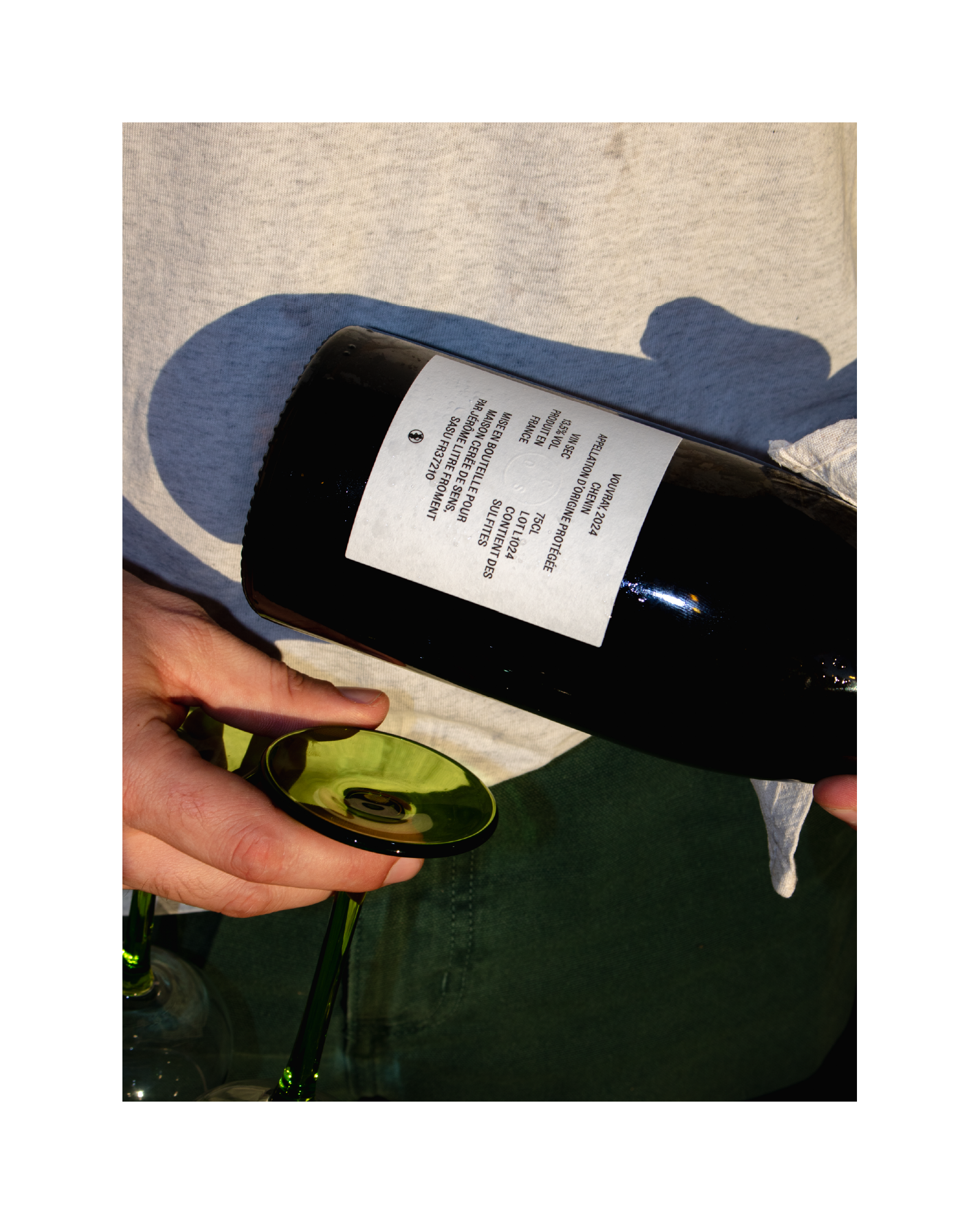 shooting étiquette bouteille de vin 2